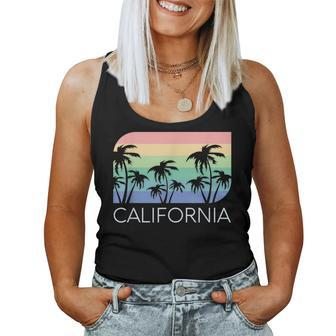 Retro California Surf Vintage Beach Cali San Diego Sd Women Tank Top - Monsterry CA