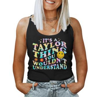 Retro Groovy It's A Taylor Thing You Wouldn't Understand Women Tank Top - Seseable