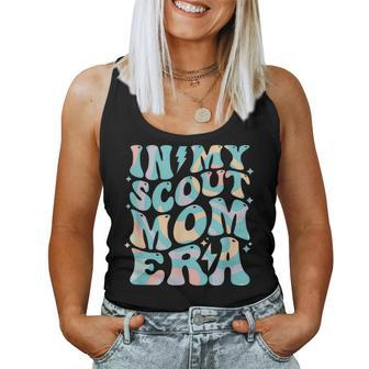 Retro Groovy In My Scout Mom Era Mother's Day Women Tank Top - Monsterry UK