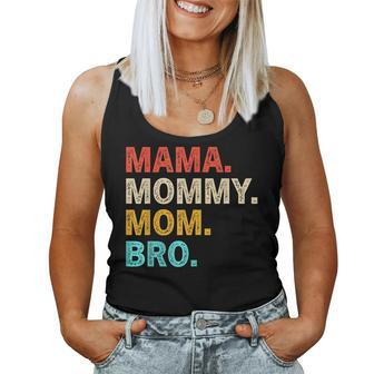 Retro Mama Mommy Mom Bro Happy Mother's Day 2024 Women Tank Top - Monsterry AU