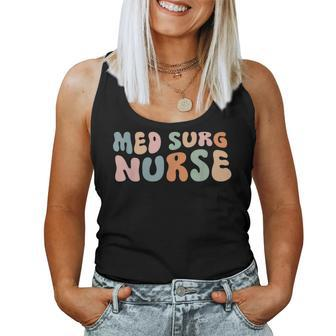 Retro Med Surg Nurse Medical Surgical Nurse Rn Nursing Women Tank Top - Monsterry CA