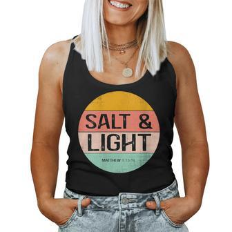 Retro Summer Salt & Light Women's Christian Apparel Women Tank Top - Monsterry DE