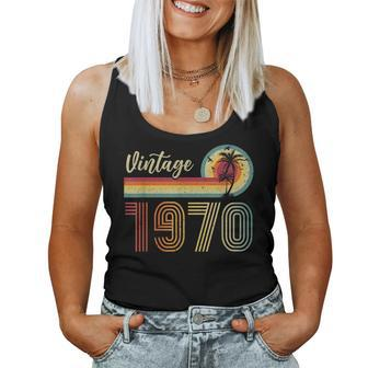 Retro Vintage 1970 Limited Edition Birthday 1970 Woman Women Tank Top - Monsterry CA