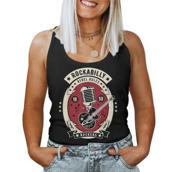 Rockabilly Clothing For Retro 50S Rocker Women Tank Top - Monsterry