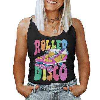 Roller Skate Retro 70S Derby Skater Girl Roller Disco Women Tank Top - Monsterry UK