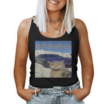 Rule 1 Always Boss Up Cat Meme For Women Women Tank Top - Monsterry CA