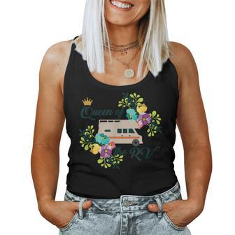 Rv Camping For Queen Of The Rv Camper Women Tank Top - Monsterry UK