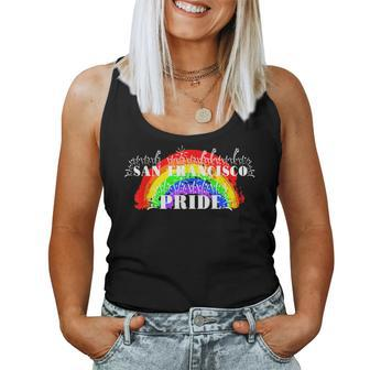 San Francisco Pride Rainbow For Gay Pride Women Tank Top - Monsterry DE