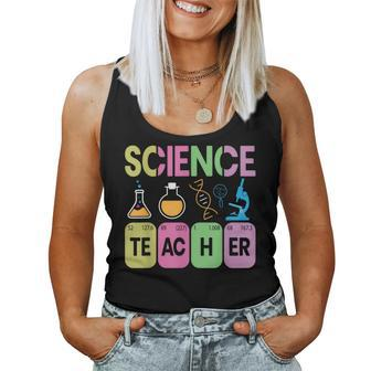 Science Teacher Periodic Table Elements Graphic Women Tank Top - Monsterry AU