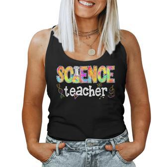Science Teacher Tie Dye Science Teaching Back To School Women Tank Top - Monsterry AU