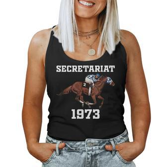 Secretariat 1973 Derby Horse Racing Women Tank Top - Monsterry