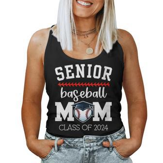 Senior Baseball Mom 2024 Senior Mom Class Of 2024 Baseball Women Tank Top - Seseable