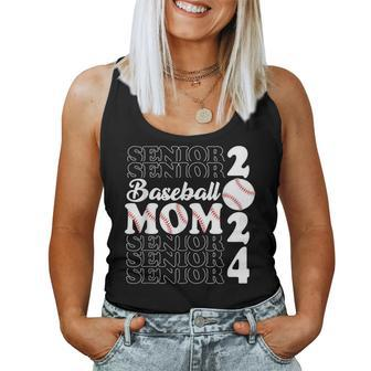 Senior Mom 2024 Baseball Class Of 2024 Graduation Women Tank Top - Seseable