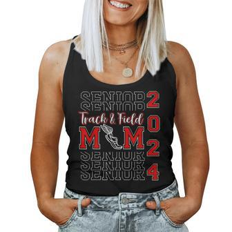 Senior Mom 2024 Class Of 2024 Track And Field Mom Graduation Women Tank Top | Mazezy CA