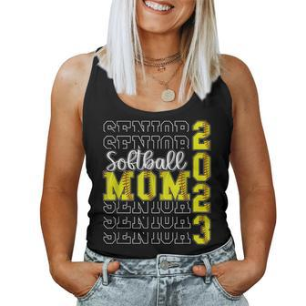 Senior Softball Mom 2023 Sport Lover Proud Mom Graduation Women Tank Top - Monsterry CA
