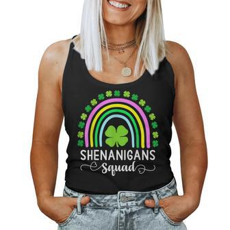 Shenanigans Squad Green Four Leaf Clover Rainbow St Women Tank Top - Thegiftio UK
