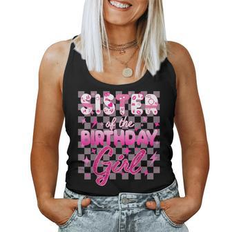 Sister Of The Birthday Girl Doll Family Party Decorations Women Tank Top - Thegiftio UK