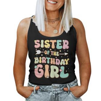 Sister Of The Birthday Girl Family Matching Birthday Women Tank Top - Thegiftio UK
