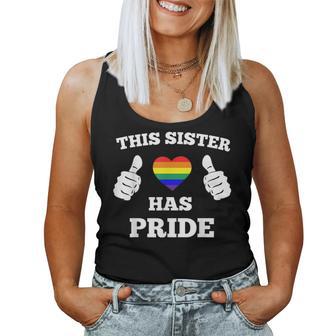 This Sister Pride Lgbt Gay Pride Sibling Women Tank Top - Monsterry CA