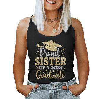 Sister Senior 2024 Proud Sister Of A Class Of 2024 Graduate Women Tank Top - Seseable