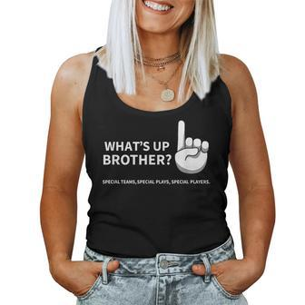 Sketch Streamer Whats Up Brother For Women Women Tank Top | Mazezy AU