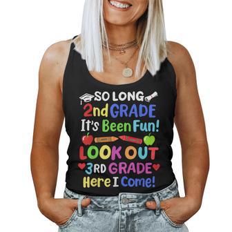 So Long 2Nd Grade Happy Last Day Of School Class Of 2024 Women Tank Top - Monsterry