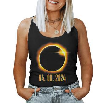 Solar Eclipse 2024 American Totality Astronomy Women Tank Top - Thegiftio UK