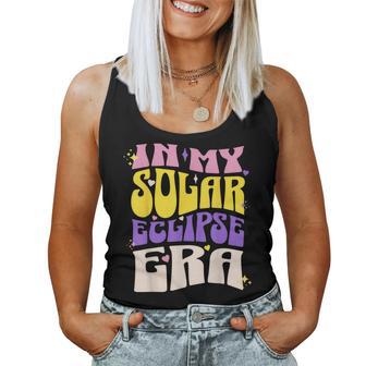 In My Solar Eclipse Era Retro Groovy Wavy Style Women Tank Top - Seseable