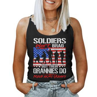 Soldiers Don't Brag Proud Army Granny Military Grandma Women Tank Top - Monsterry AU
