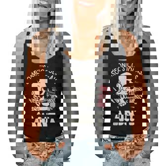 Someone's Cool Ass Aunt Cool Auntie Club Skull Skeleton Women Tank Top - Thegiftio