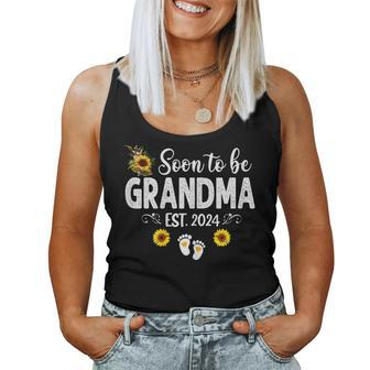 Soon To Be Grandma 2024 Mother's Day For New Grandma Women Tank Top - Monsterry UK
