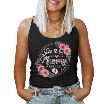 Soon To Be Mommy 2024 Mother's Day First Time Mom Pregnancy Women Tank Top - Seseable