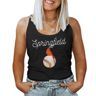 Springfield Red Cardinal For Baseball Lovers Women Tank Top - Monsterry AU