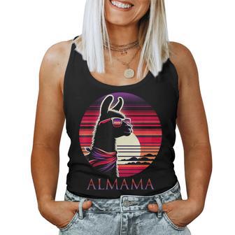 Stolze Alpaka Mama Almama Fan Liebhaberin Mama Frische Mama Tank Top Frauen - Geschenkecke