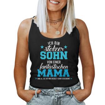 Stolzer Sohn Einer Fantastischen Mutter Slogan Tank Top Frauen - Geschenkecke