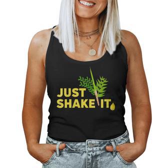 Sukkot Four Species Just Shake It Lulav Etrog Sukkah Women Tank Top - Monsterry DE