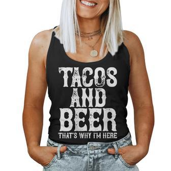 Tacos And Beer Drinking Drunk Cinco De Mayo Women Women Tank Top - Monsterry