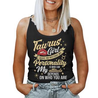 Taurus Girl Horoscope April & May Birthday Zodiac Sign Women Tank Top - Seseable