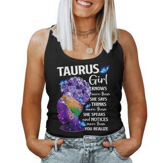 Taurus Queen Sweet As Candy Birthday For Black Women Women Tank Top - Monsterry AU
