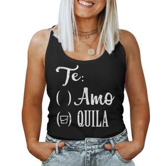 Te Amo Quila Tequila Mexican Cinco De Mayo Women Tank Top - Monsterry AU