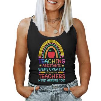 Teaching Assistants Were Create Because Teacher School Women Tank Top - Monsterry UK