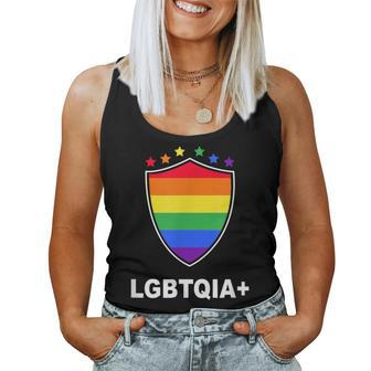 Team Lgbtqia Gay Soccer Fan Jersey Pride Rainbow Flag Women Tank Top - Monsterry AU