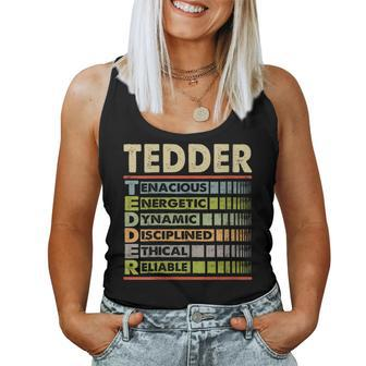 Tedder Family Name Tedder Last Name Team Women Tank Top - Seseable