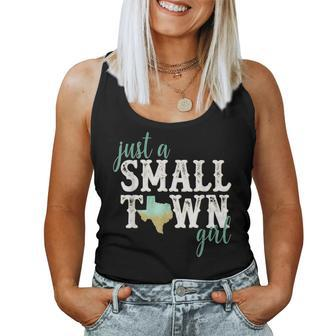 Texas Small Town Girl Hometown State Roots Home Women Tank Top - Monsterry