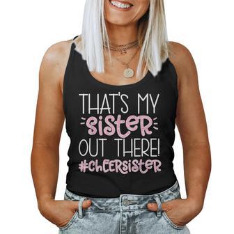 That's My Sister Cheer Sister Cheerleading Sister Women Tank Top - Monsterry UK