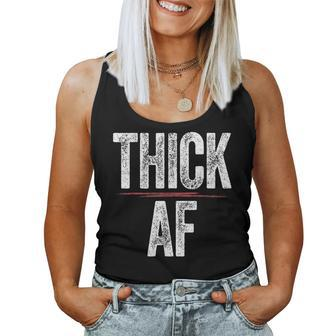 Thick Af Sports Workout Man Woman Thick Af Women Tank Top - Monsterry AU