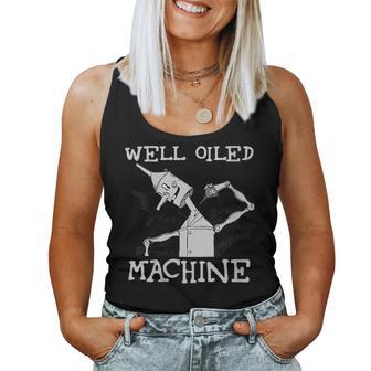 Tin Man Art-Well Oiled Machine Retro Wizard Of Oz Women Tank Top - Monsterry