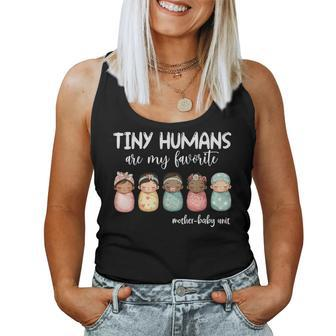 Tiny Humans Are My Favorite Nicu Mother Baby Unit Nurse Women Tank Top - Monsterry CA
