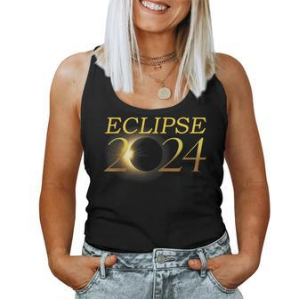 Total Solar Eclipse For Solar Eclipse 2024 Women Tank Top | Mazezy