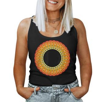 Total Solar Eclipse Mandala Sun Women Tank Top - Seseable